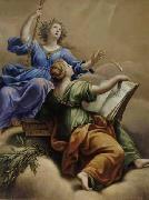 Pierre Mignard Euterpe et Clio oil painting artist